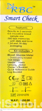 Smart check blood glucose monitoring system